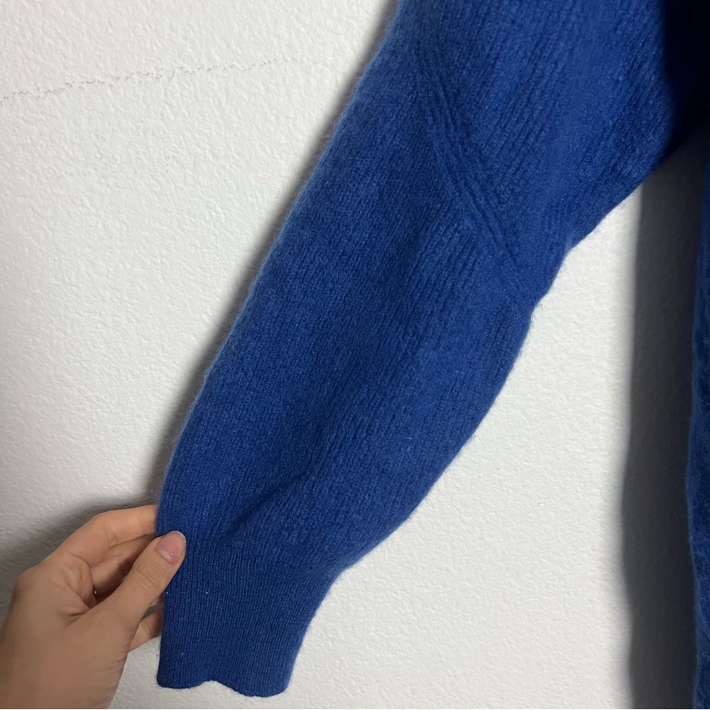 Rag & Bone Leyla Blue V Neck Cashmere Sweater Size Small - Picture 4 of 4